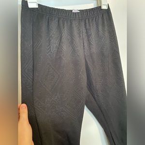 Xhilaration Black Engraved Patterned Joggers Pants